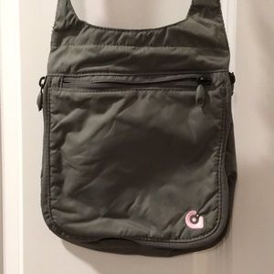 Grey crossbody purse